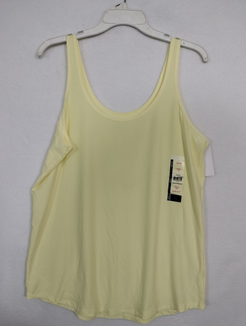 Light Yellow Women's Tank Top - Classic Scoop Neck